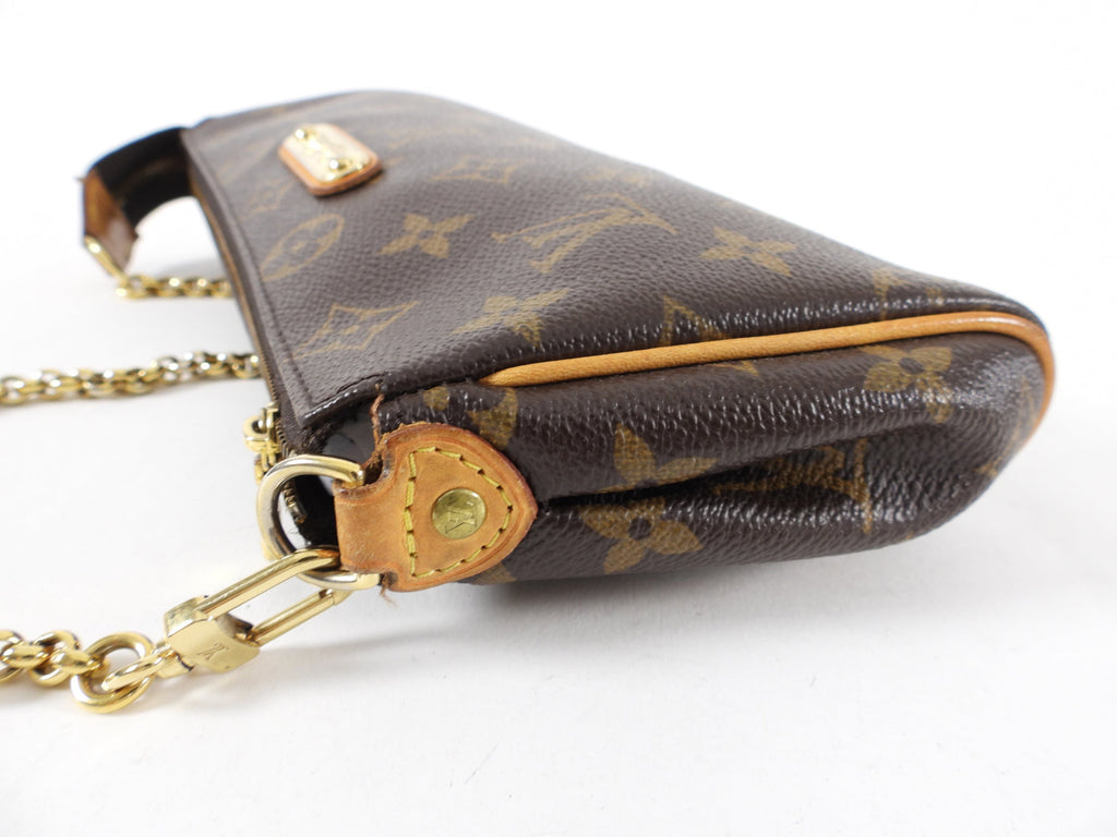 Louis Vuitton Monogram Eva Clutch Two-Way Pochette Bag