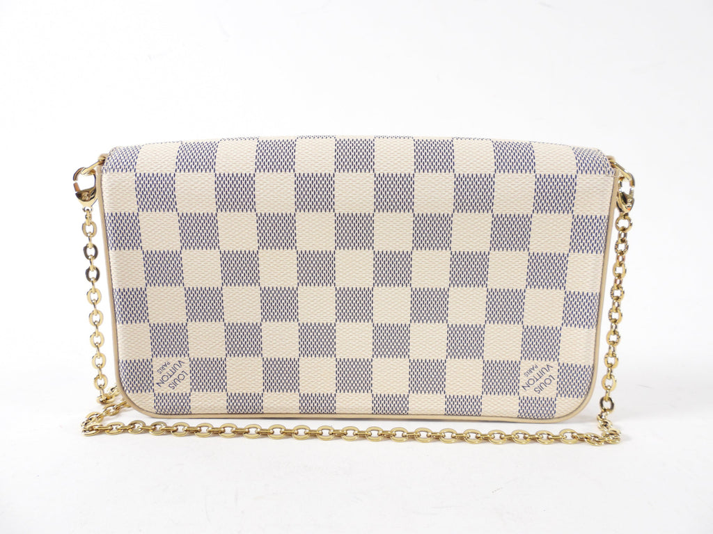 Louis Vuitton Damier Azur Felicie Pochette Crossbody Bag