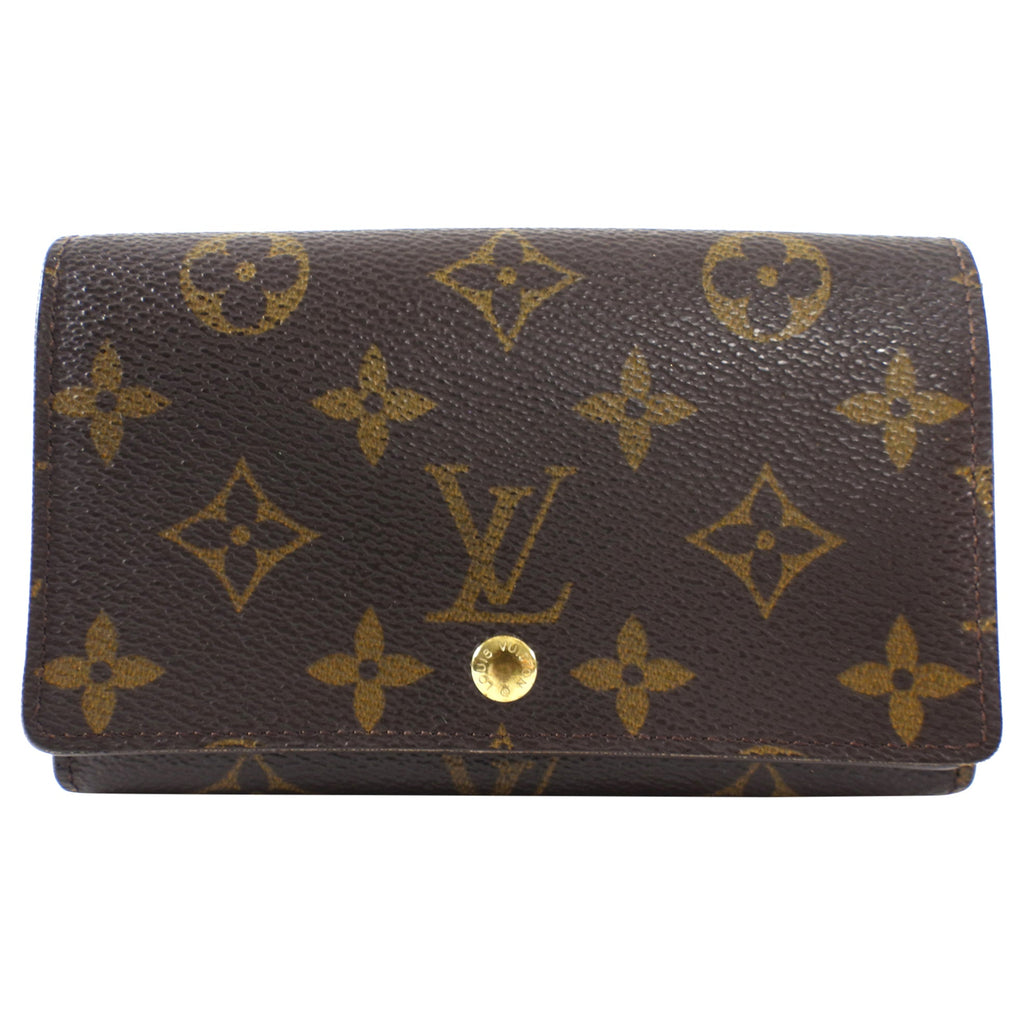 Louis Vuitton Monogram Porte-Monnaie Tresor Compact Wallet