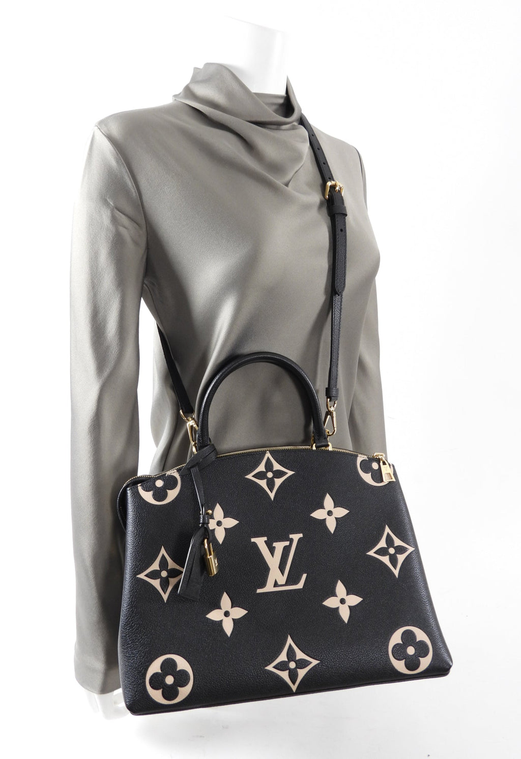 Louis Vuitton Grand Palais Bicolor Monogram Empreinte Bag