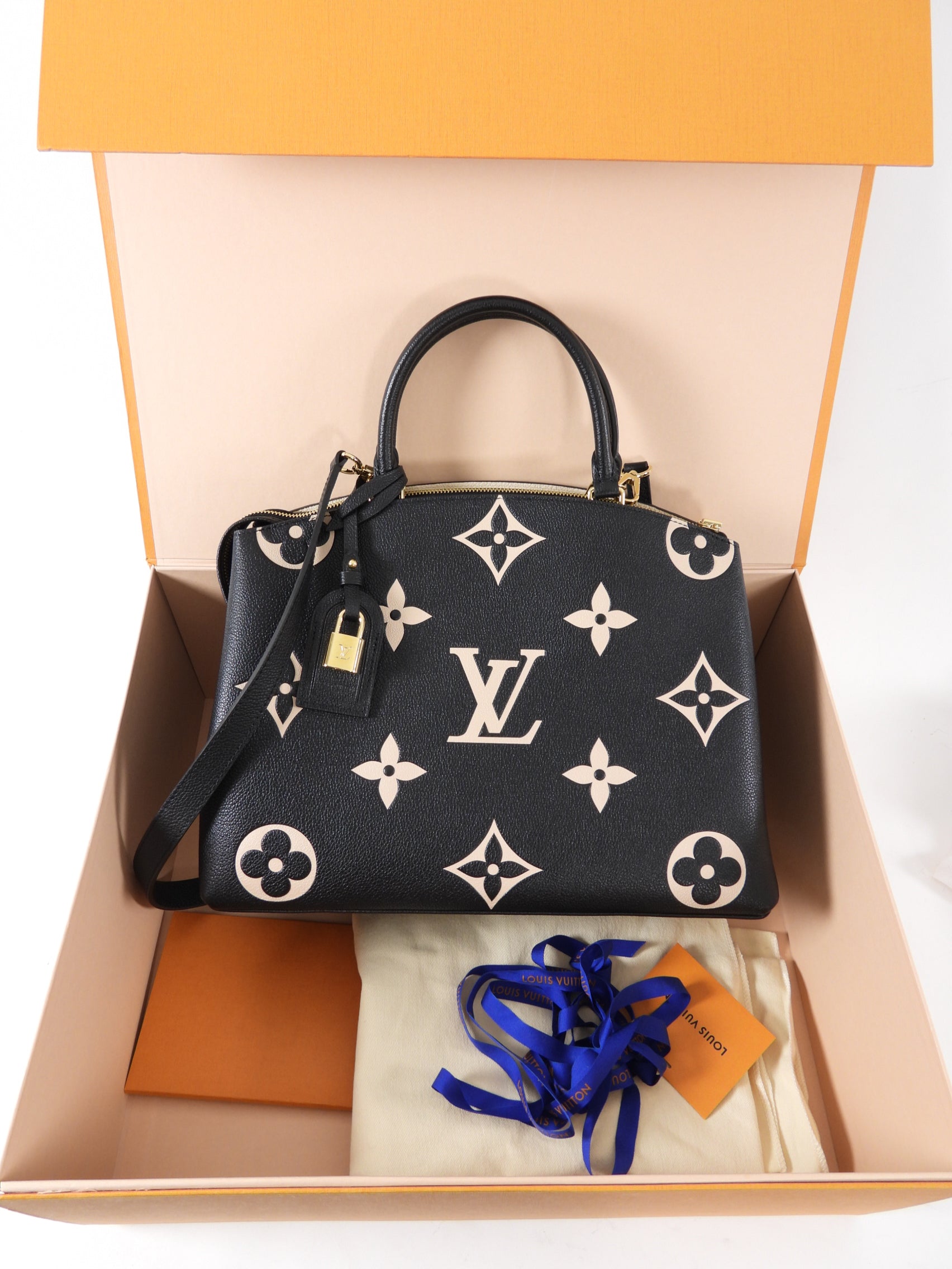 Louis Vuitton Grand Palais Bicolor Monogram Empreinte Bag