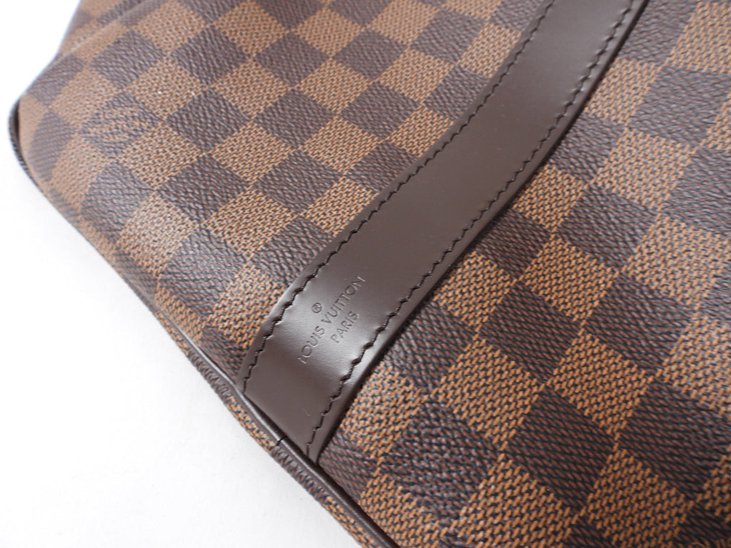 Louis Vuitton Damier Ebene Travel Duffle Bag Keepall 55