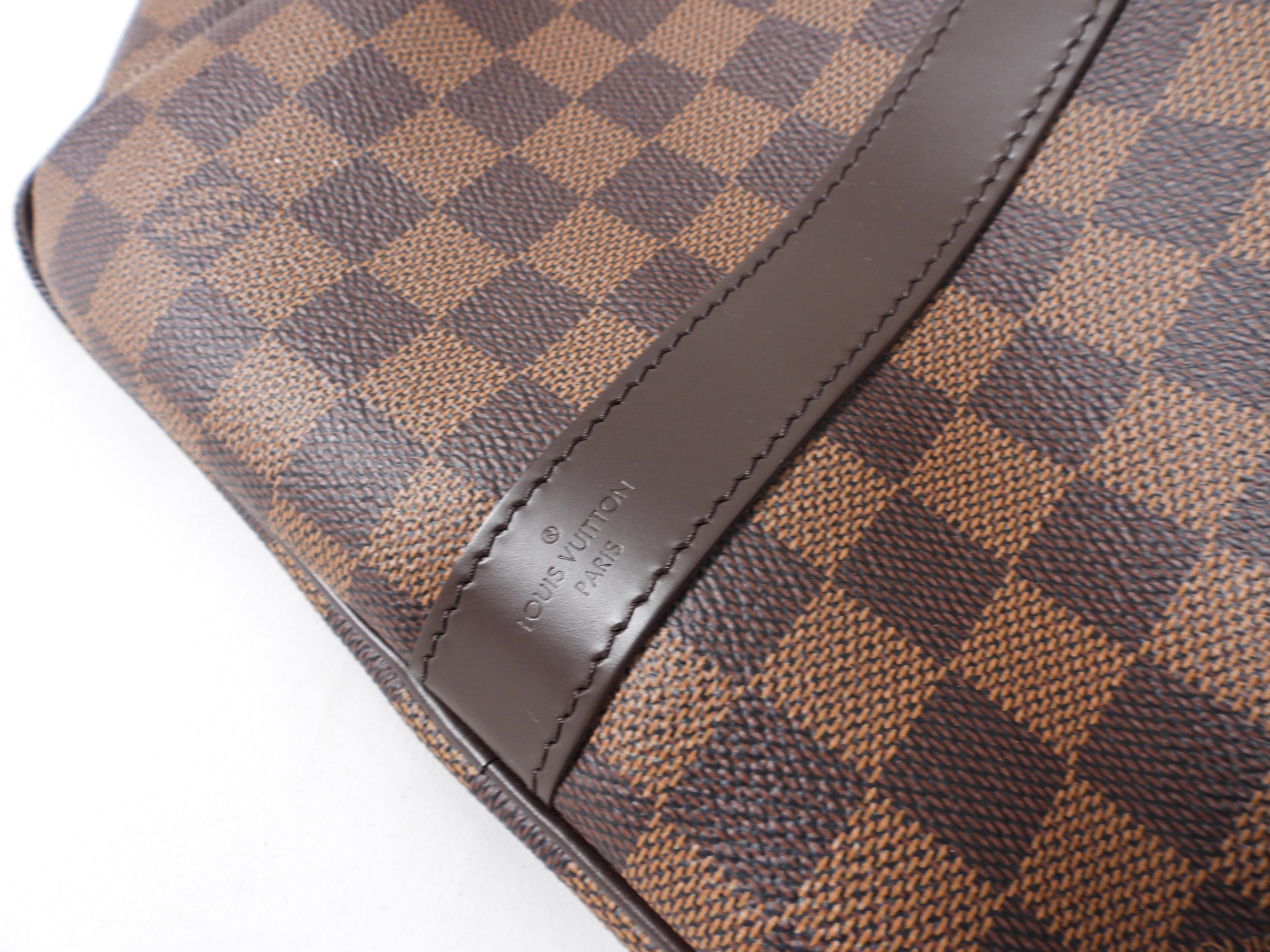 Louis Vuitton Damier Ebene Travel Duffle Bag Keepall 55