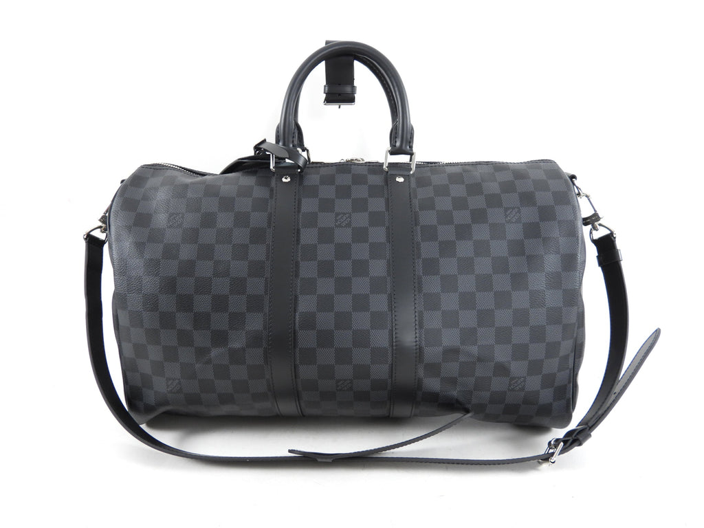 Louis Vuitton Damier Graphite Keepall 45 Bandouliere Duffle Bag