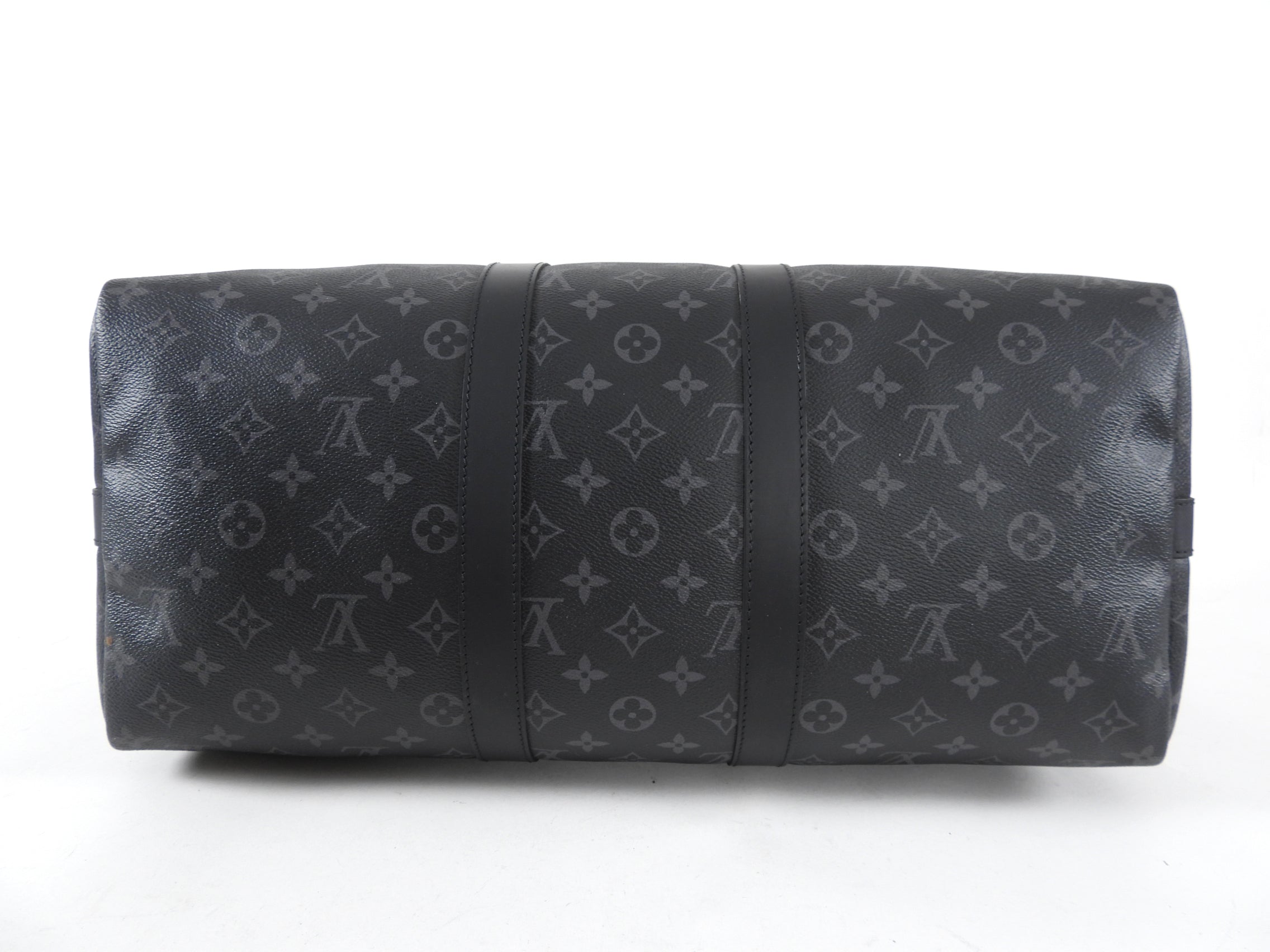 Louis Vuitton Monogram Eclipse Keepall Bandouliere 45 Duffle Bag