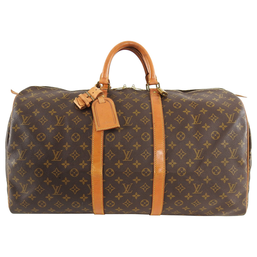 Louis Vuitton Vintage 1991 Monogram Keepall 55 Duffle Bag
