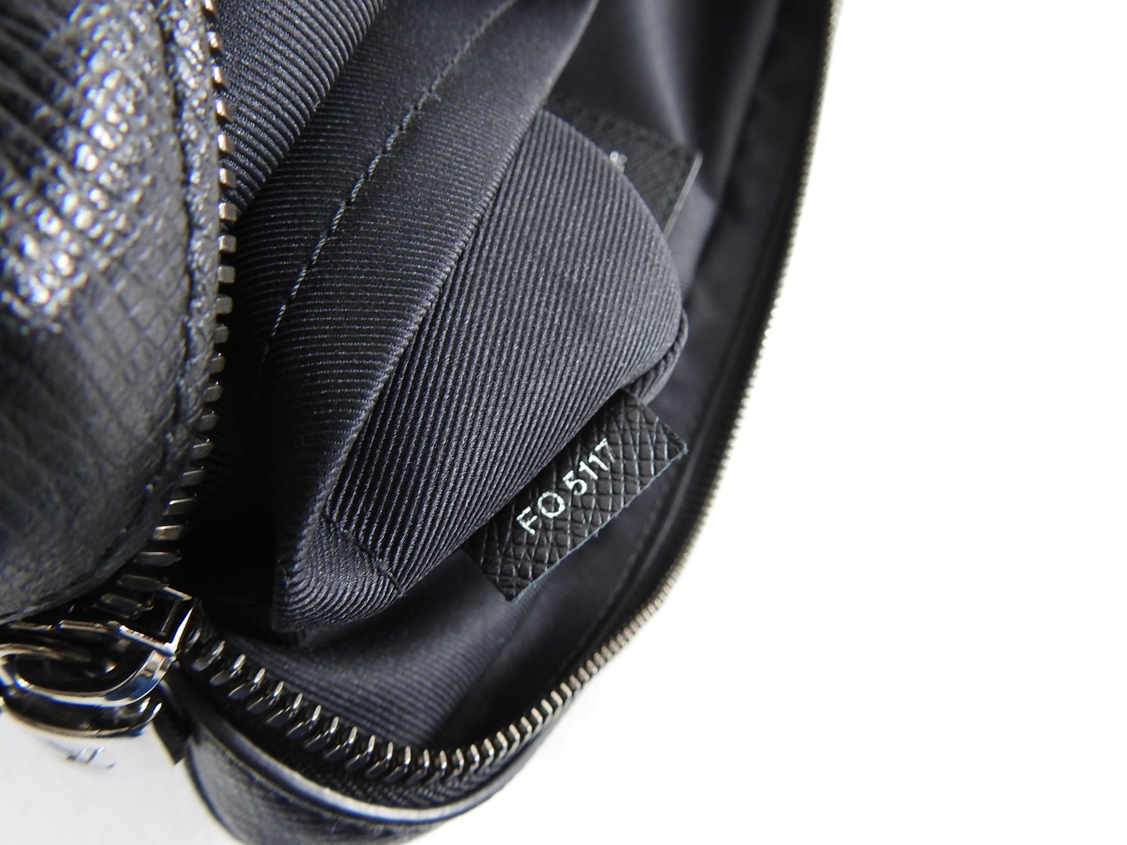 Louis Vuitton Spring 2018 Kim Jones Black Leather Messenger Bag