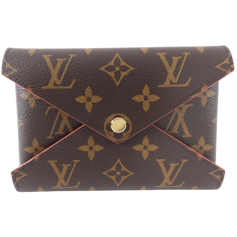 Louis Vuitton Monogram Canvas Red Kirigami Envelope Pouch MM