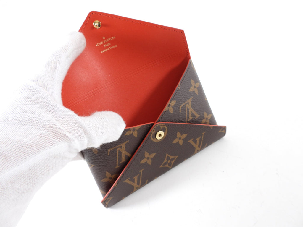 Louis Vuitton Monogram Canvas Red Kirigami Envelope Pouch MM