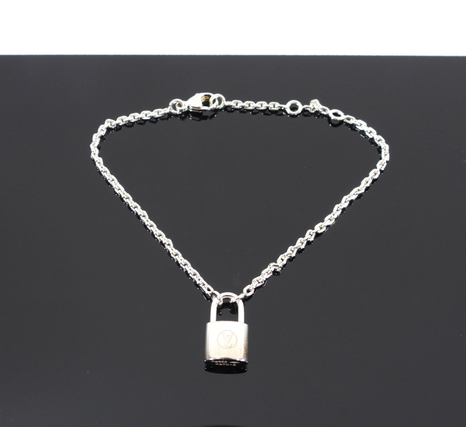 Louis Vuitton Lockit Sterling Silver Bracelet
