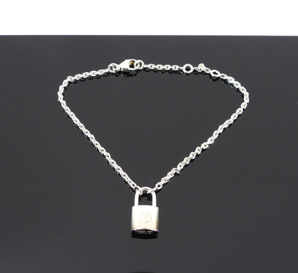 Louis Vuitton Lockit Sterling Silver Bracelet