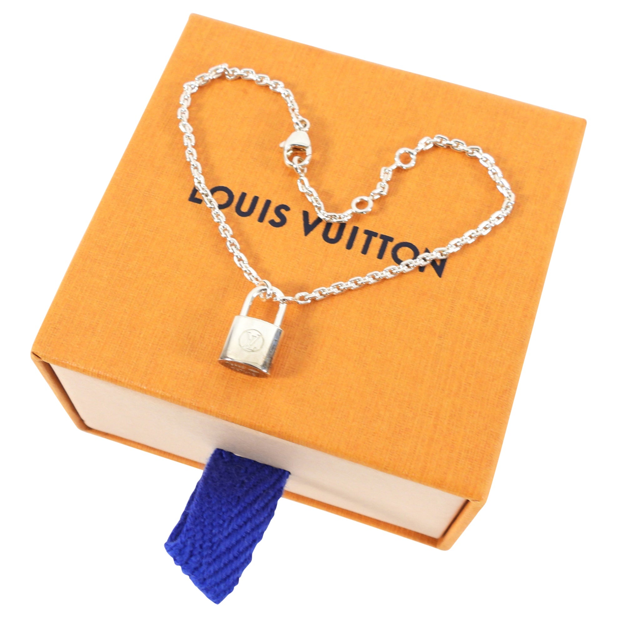 Louis Vuitton Lockit Sterling Silver Bracelet