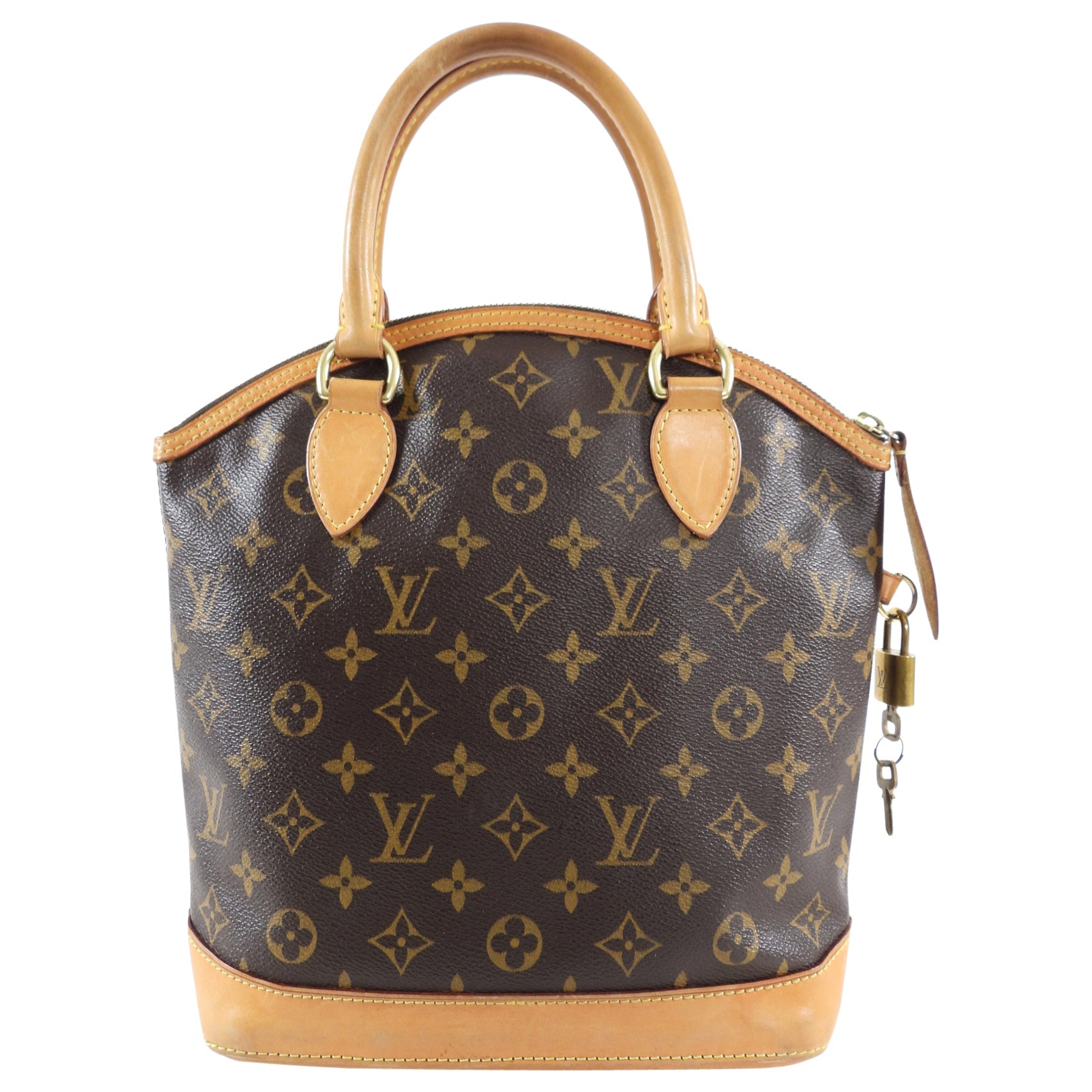 Louis Vuitton Monogram Lockit Vertical PM Handbag
