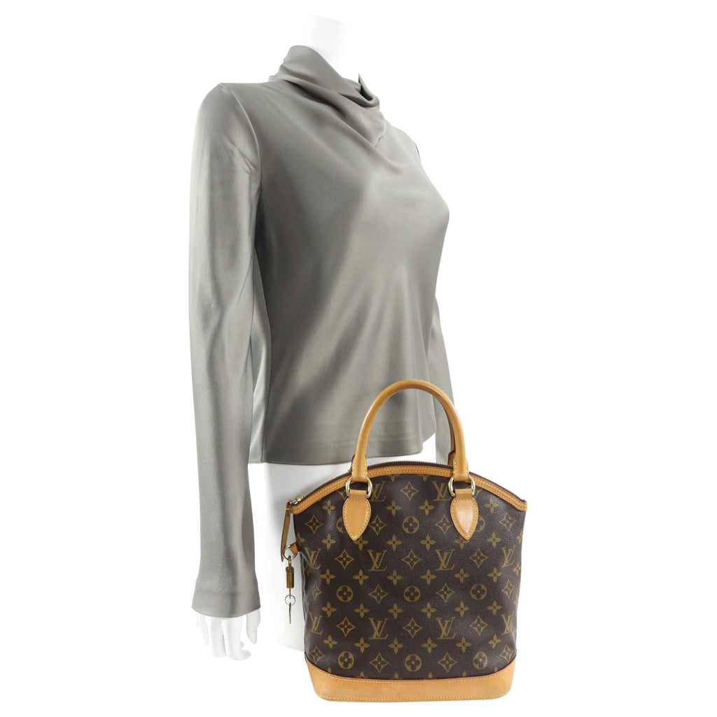 Louis Vuitton Monogram Lockit Vertical PM Handbag