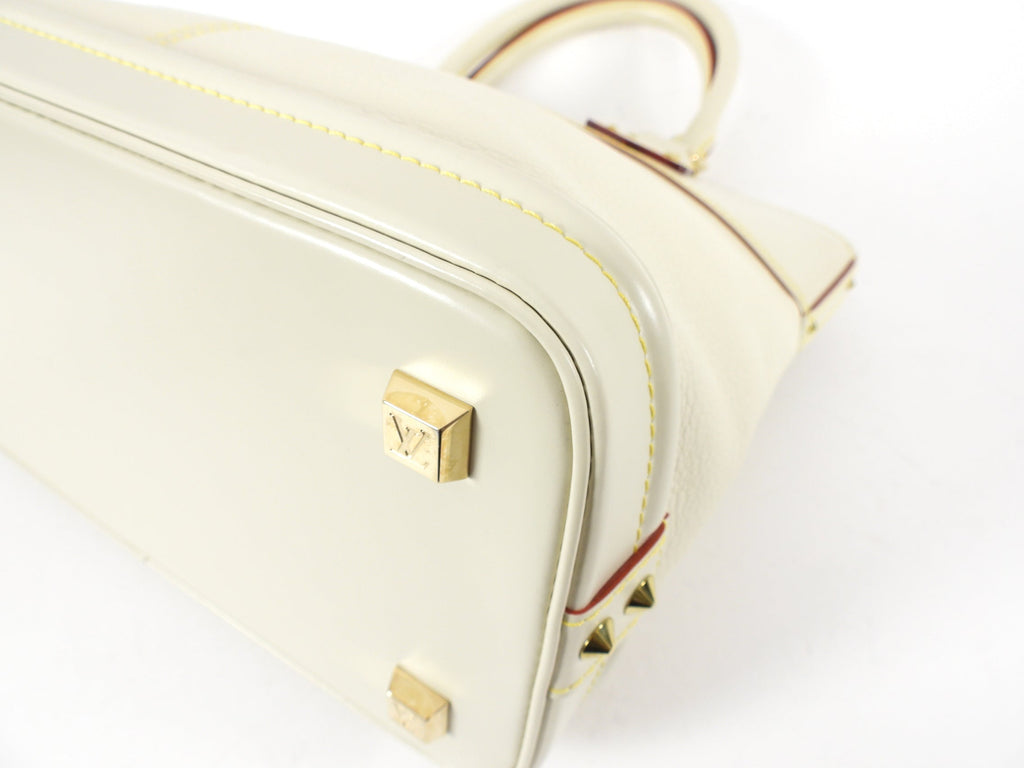 Louis Vuitton Lockit PM Ivory Suhali Leather Bag