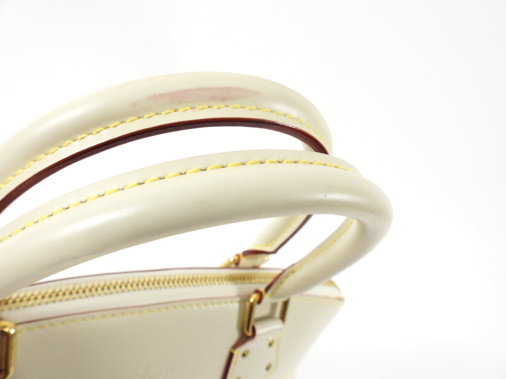 Louis Vuitton Lockit PM Ivory Suhali Leather Bag