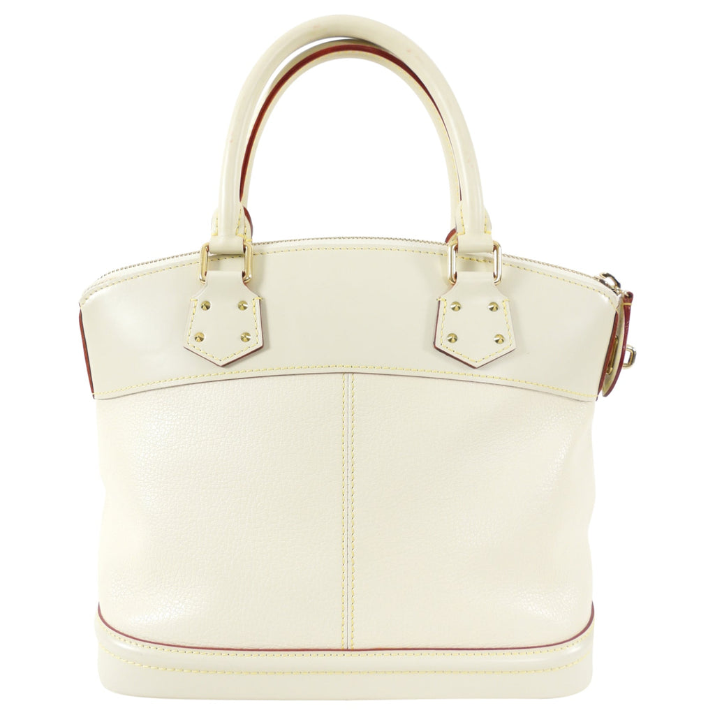 Louis Vuitton Lockit PM Ivory Suhali Leather Bag