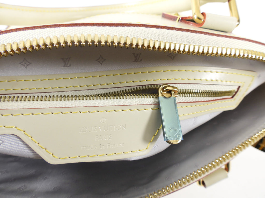Louis Vuitton Lockit PM Ivory Suhali Leather Bag