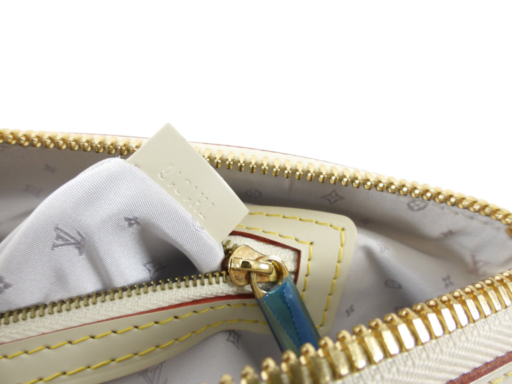 Louis Vuitton Lockit PM Ivory Suhali Leather Bag