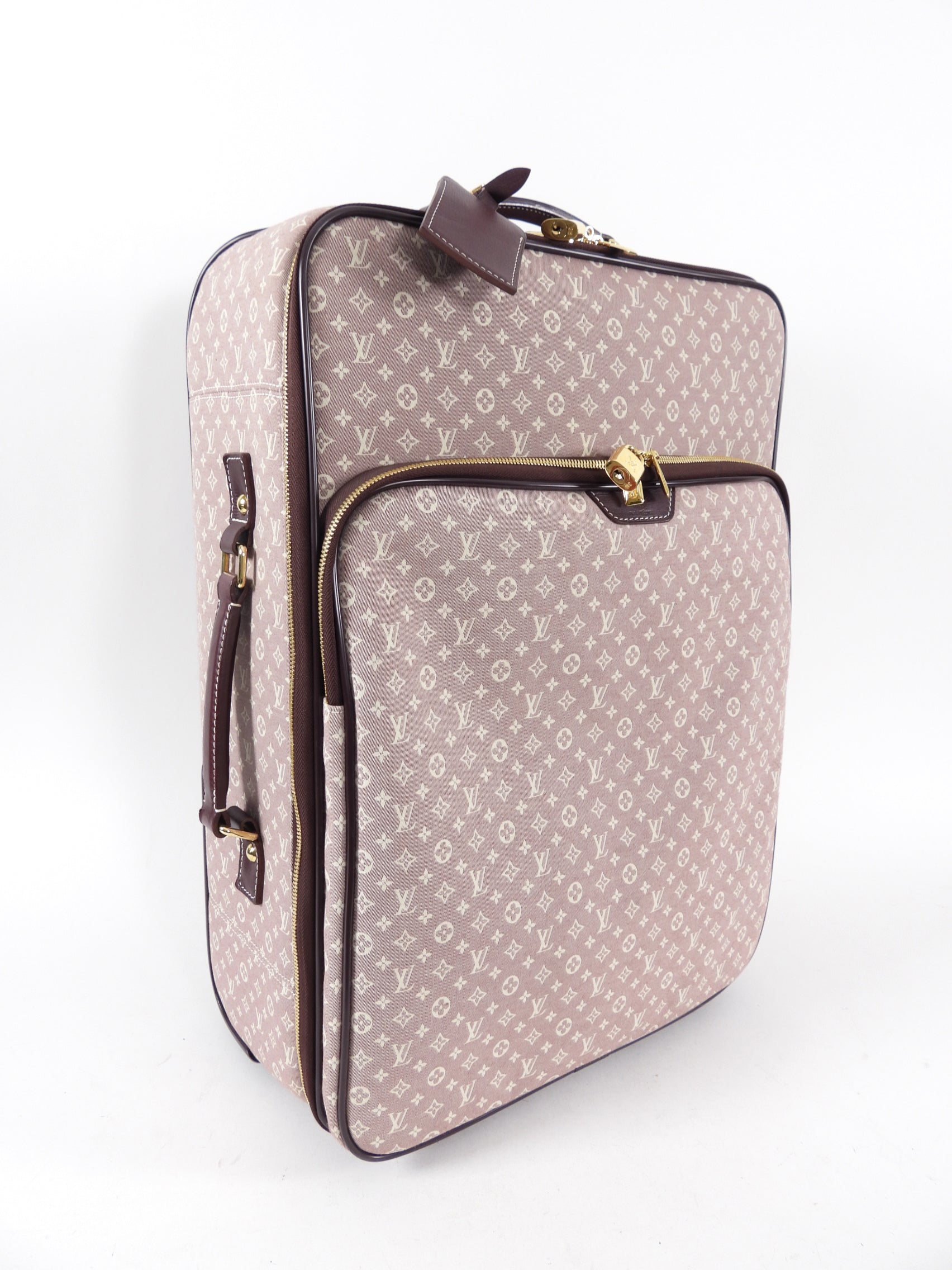 Louis Vuitton Monogram Idylle Pegase 55 Rolling Luggage Sepia