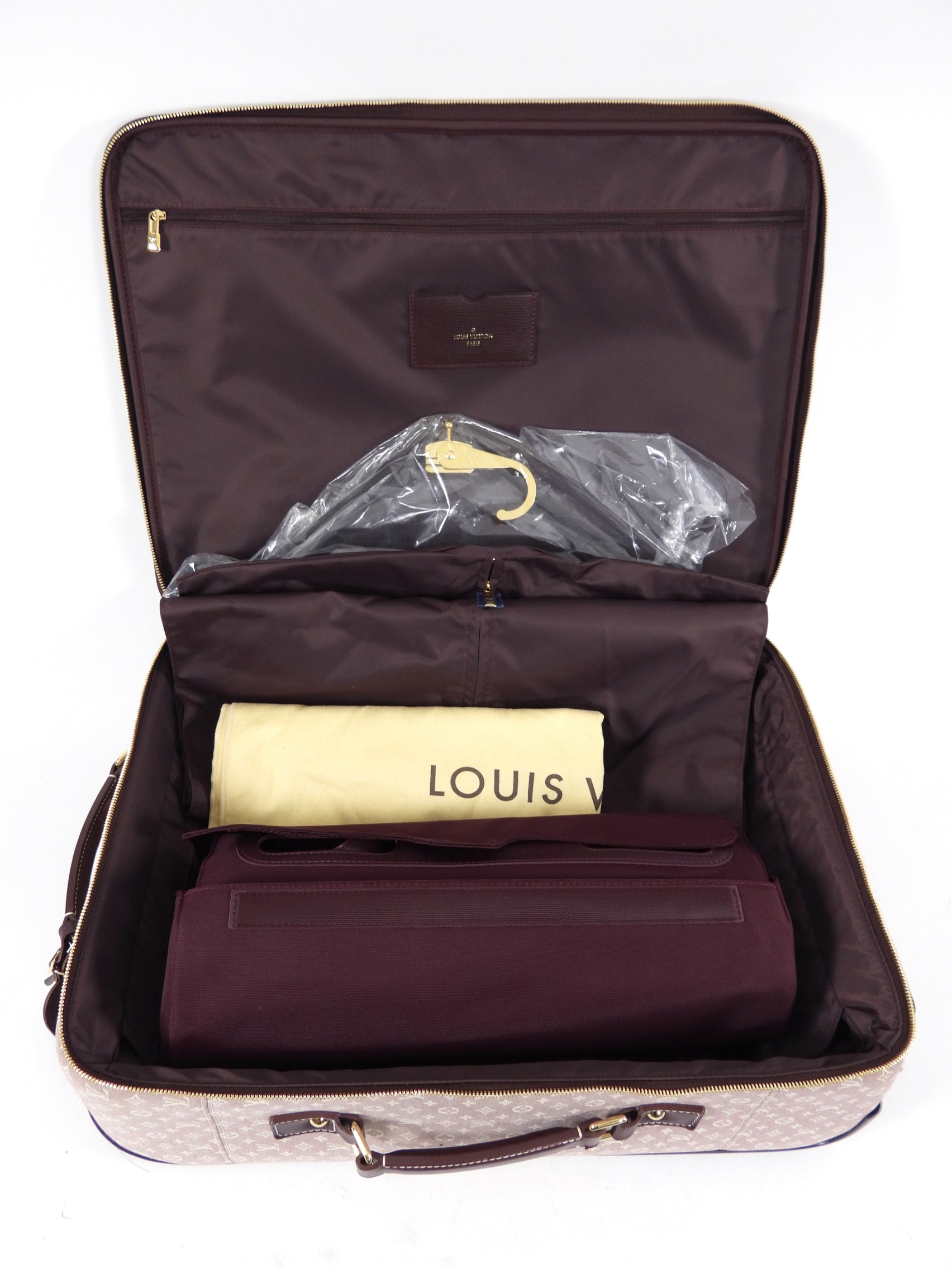 Louis Vuitton Monogram Idylle Pegase 55 Rolling Luggage Sepia