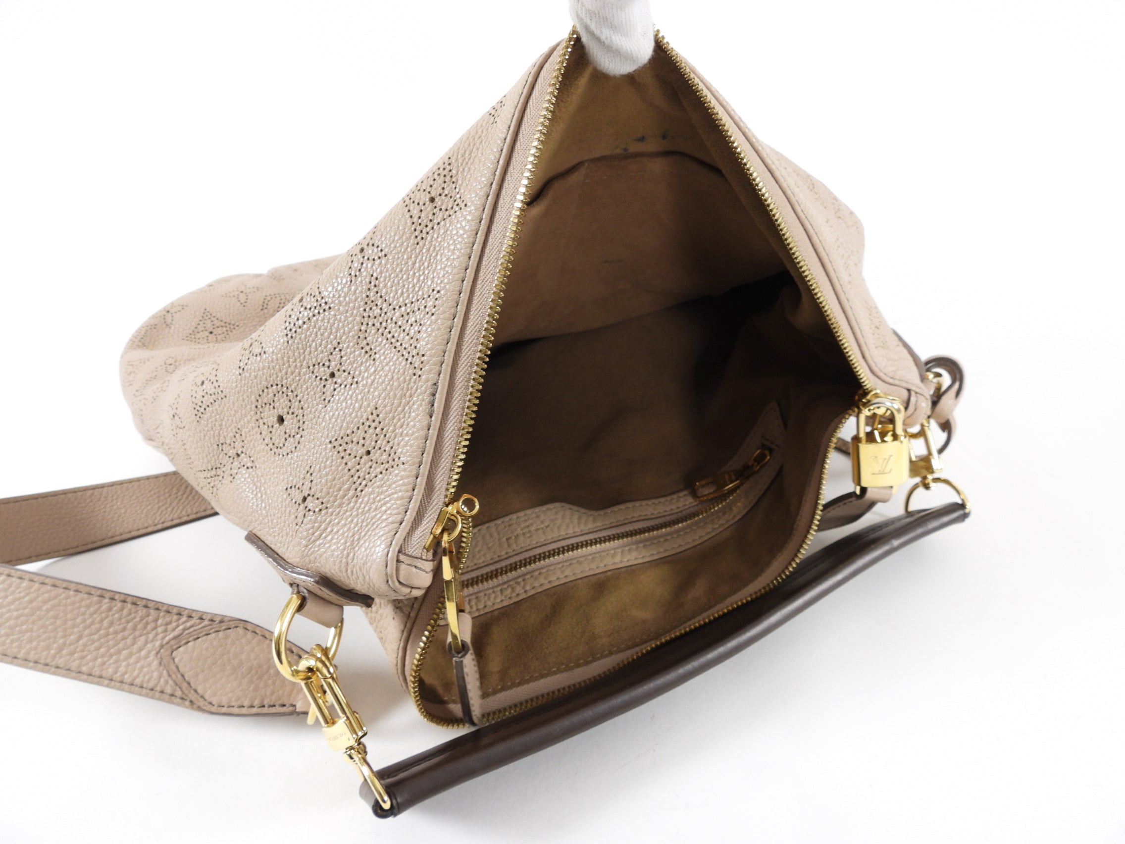 Louis Vuitton Sable Mahina Selene Two-Way Crossbody Bag
