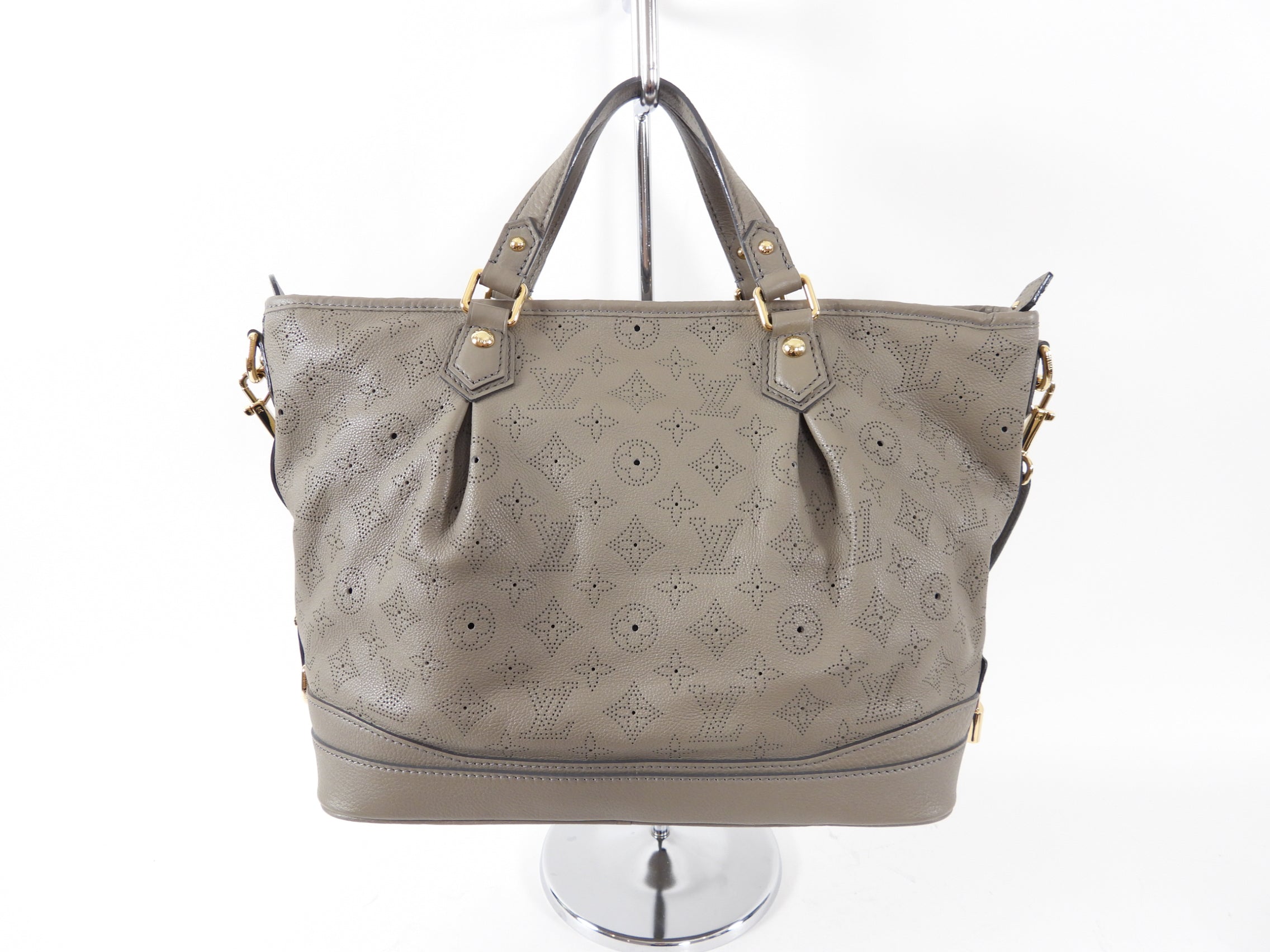 Louis Vuitton Taupe Poudre Mahina Monogram Stellar PM Bag