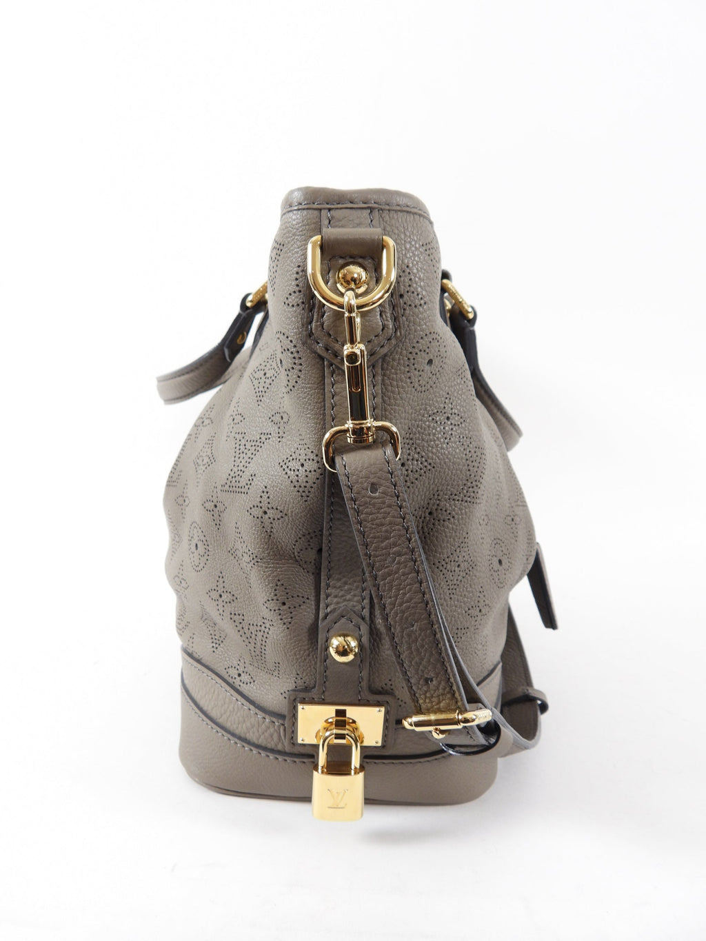Louis Vuitton Taupe Poudre Mahina Monogram Stellar PM Bag