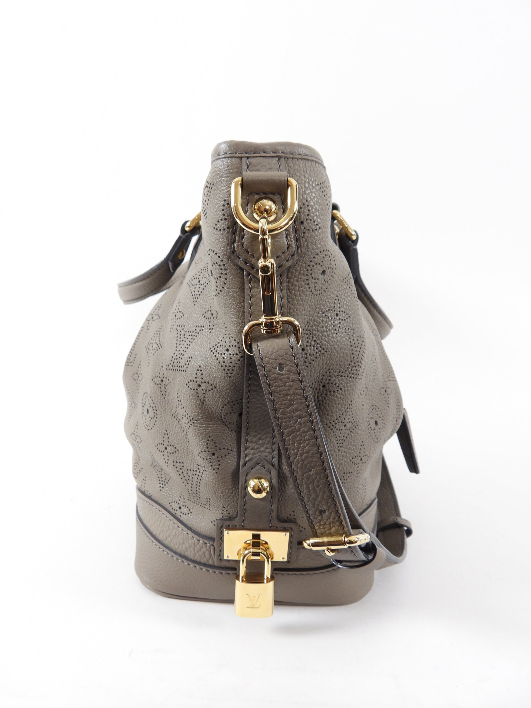 Louis Vuitton Taupe Poudre Mahina Monogram Stellar PM Bag