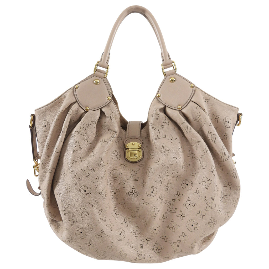 Louis Vuitton Beige Mahina Hobo XL Bag