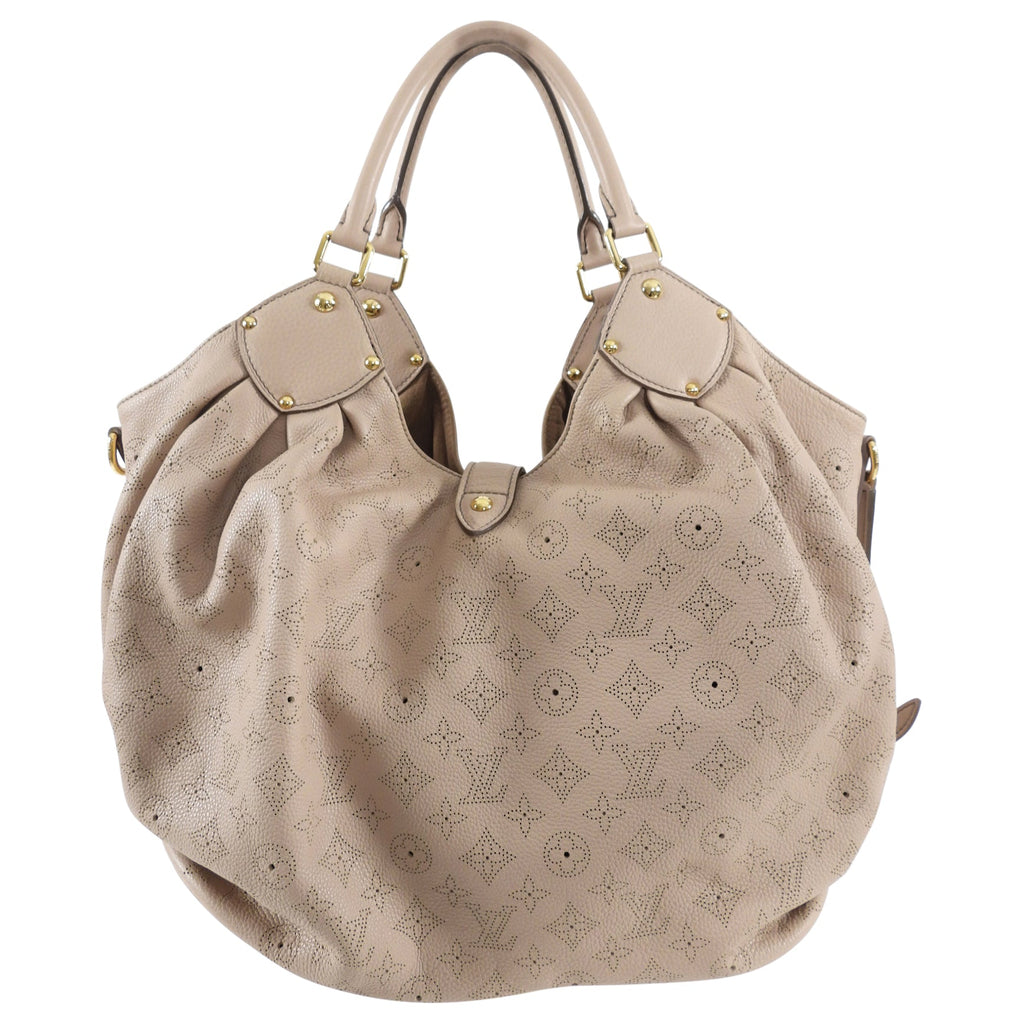 Louis Vuitton Beige Mahina Hobo XL Bag