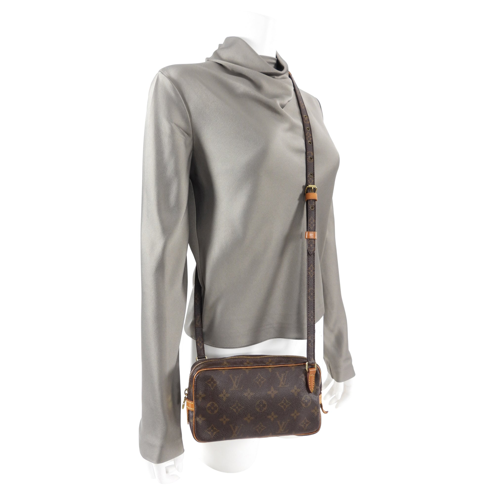 Louis Vuitton Monogram Marly Bandouliere Crossbody Bag