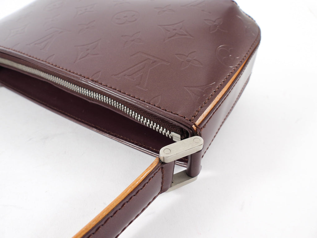 Louis Vuitton Monogram Mat Fowler Bordeaux Pochette Bag