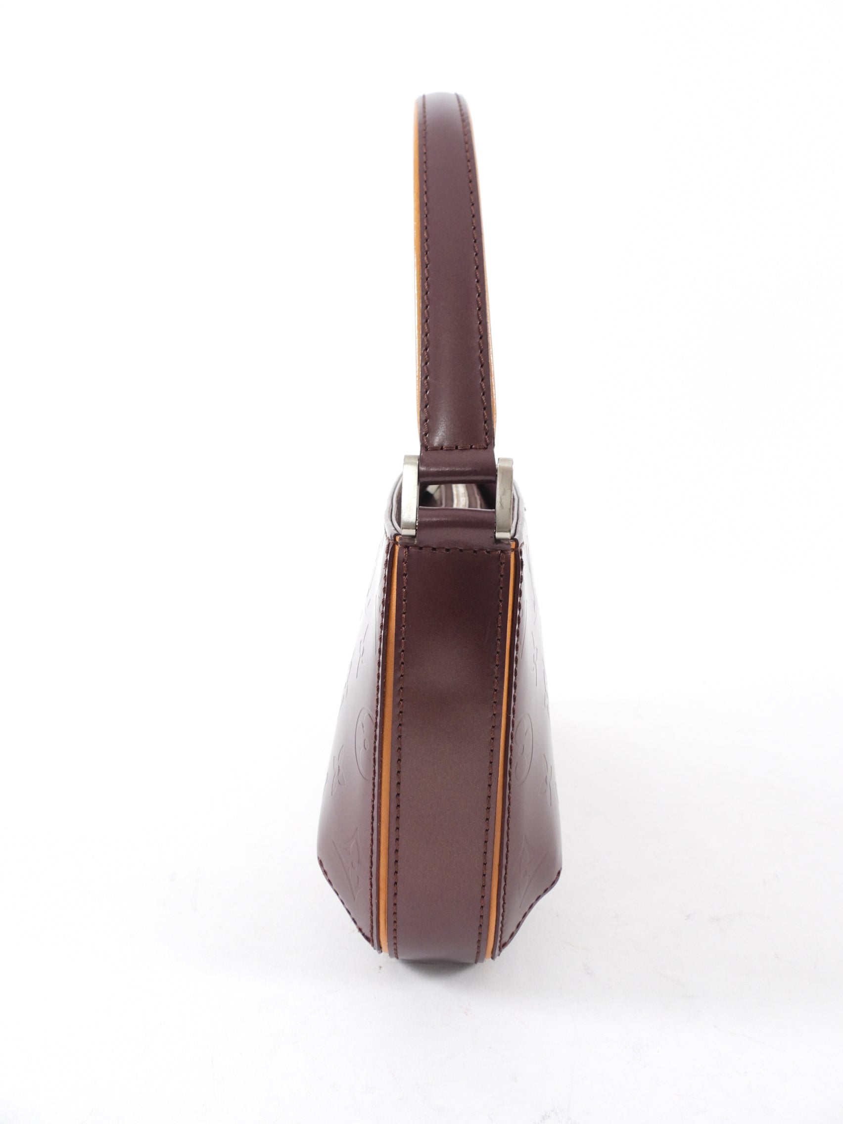 Louis Vuitton Monogram Mat Fowler Bordeaux Pochette Bag