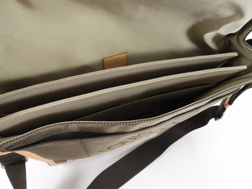 Louis Vuitton Terre Damier Geant Canvas Messenger Bag