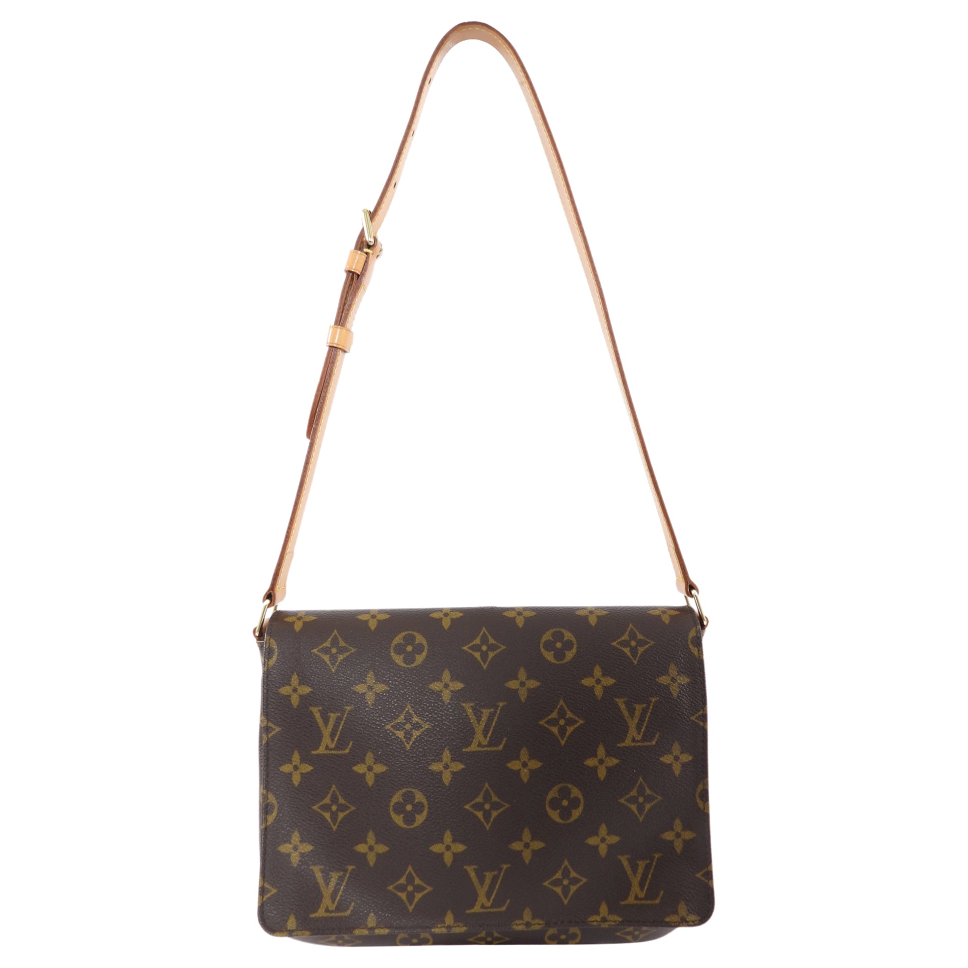 Louis Vuitton Monogram Musette Tango Shoulder Flap Bag