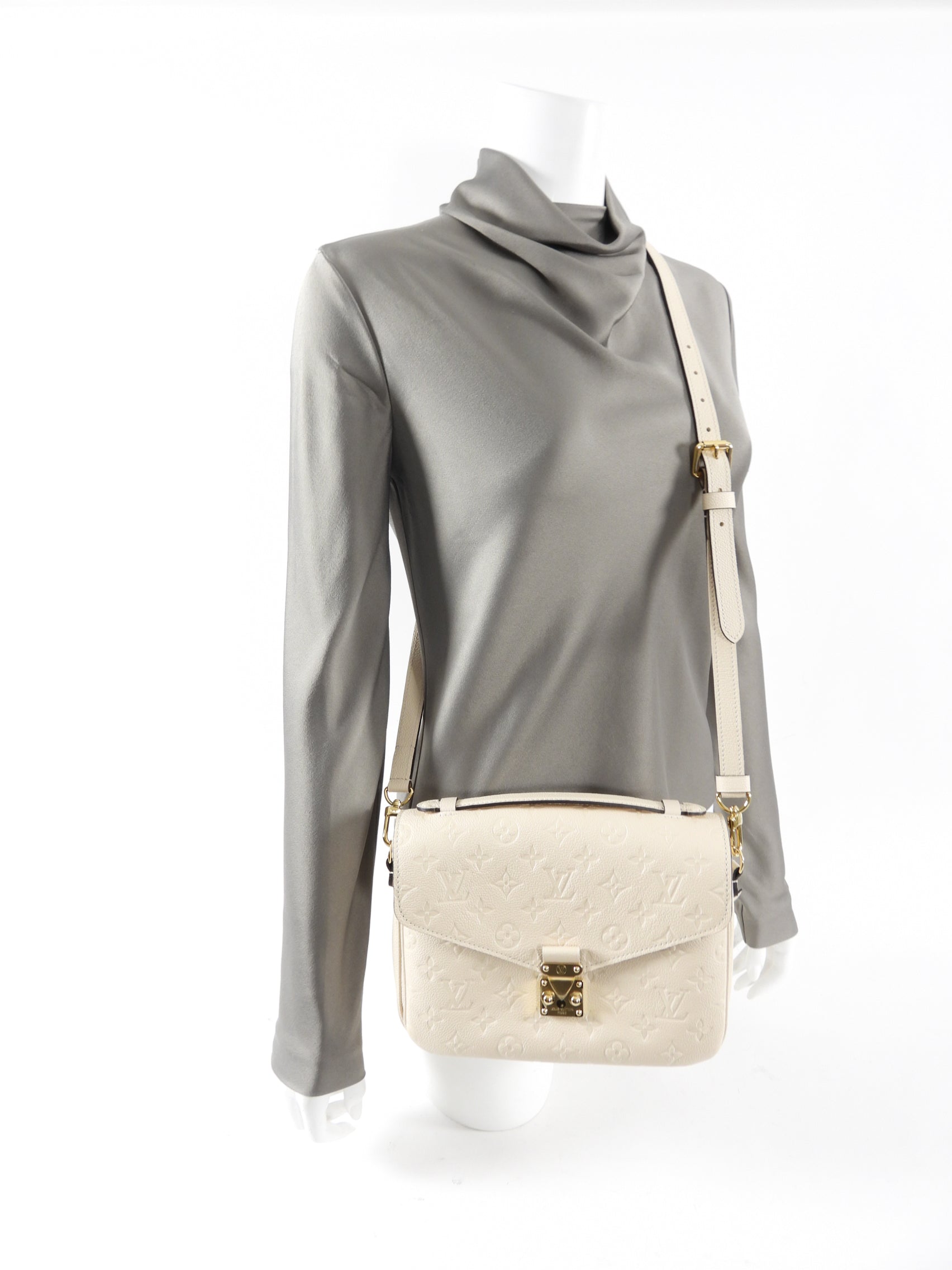 Louis Vuitton Pochette Metis Empreinte Monogram Crossbody Bag