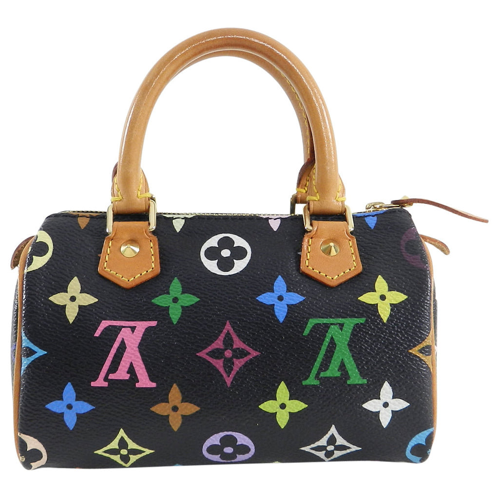 Louis Vuitton Multi Monogram Mini Sac HL Speedy Black