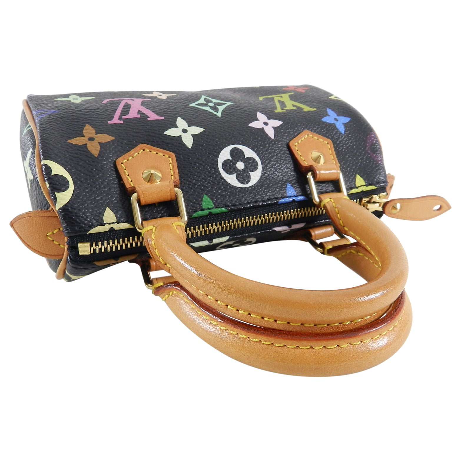 Louis Vuitton Multi Monogram Mini Sac HL Speedy Black