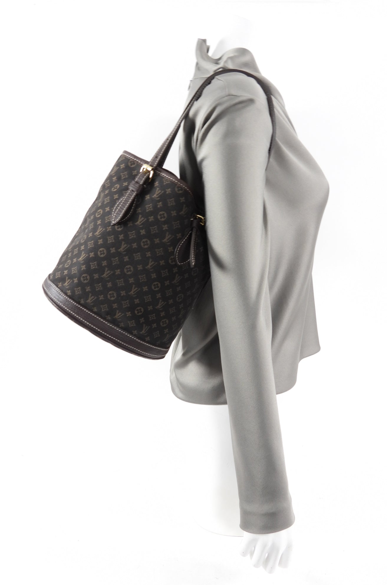 Louis Vuitton Monogram Canvas Mini Lin Bucket Bag