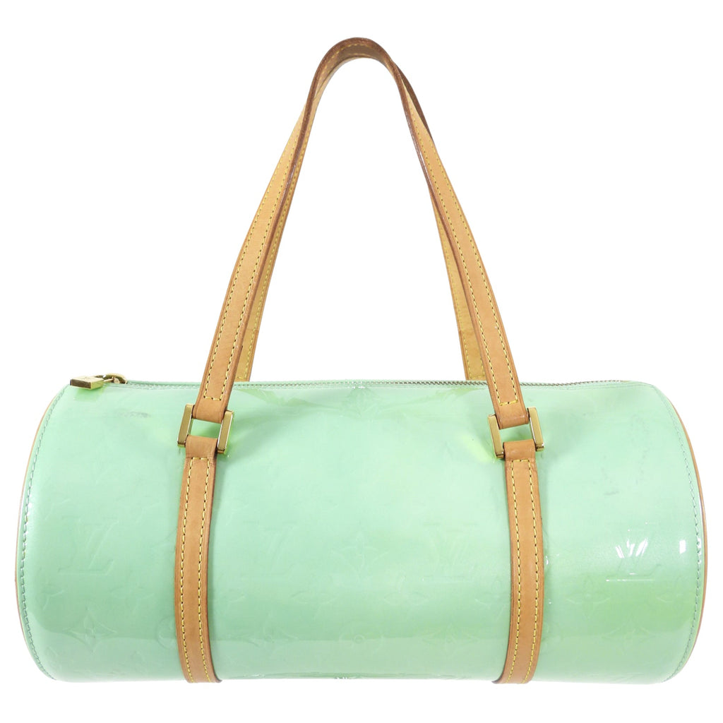 Louis Vuitton Mint Green Vernis Bedford 30 Barrel Bag