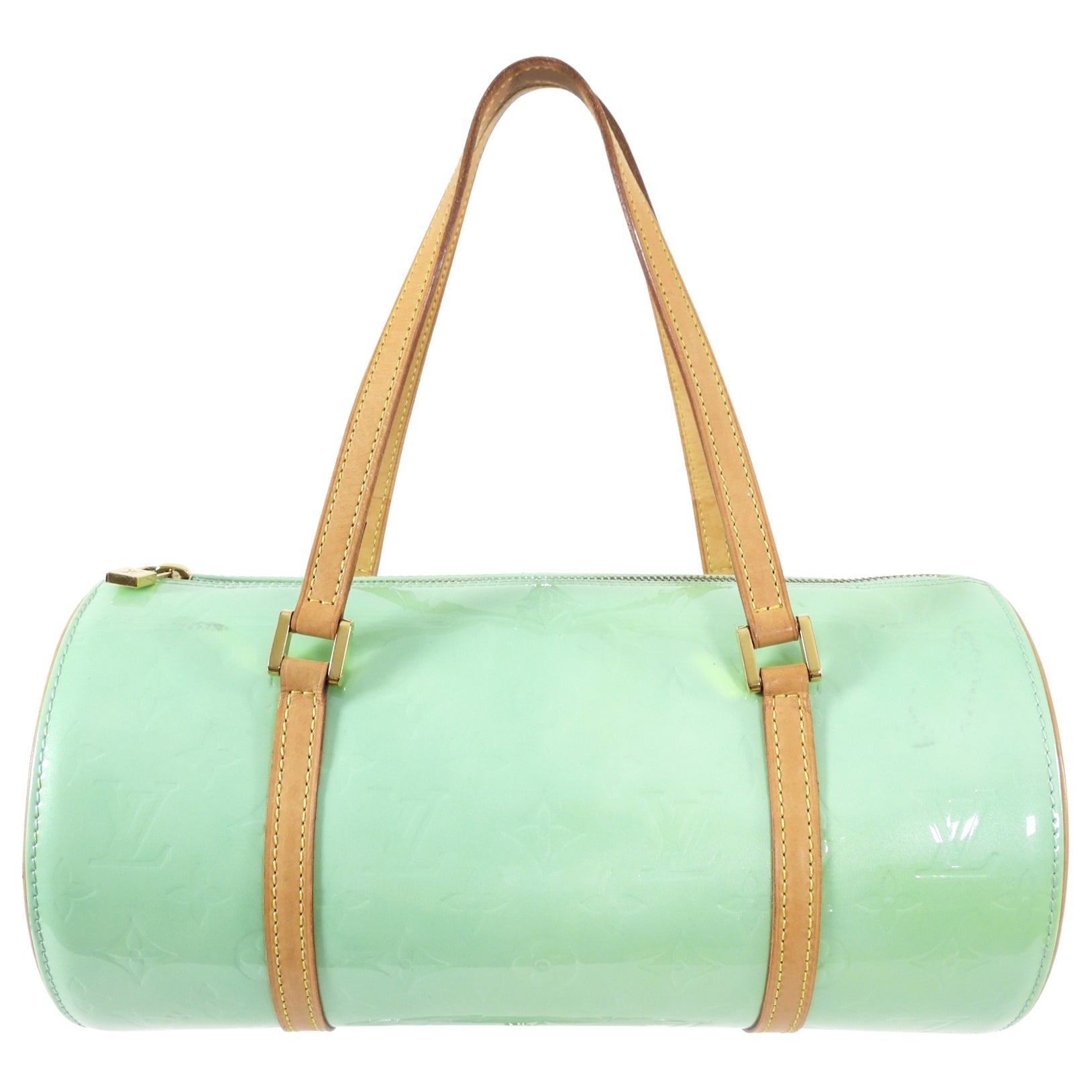 Louis Vuitton Mint Green Vernis Bedford 30 Barrel Bag