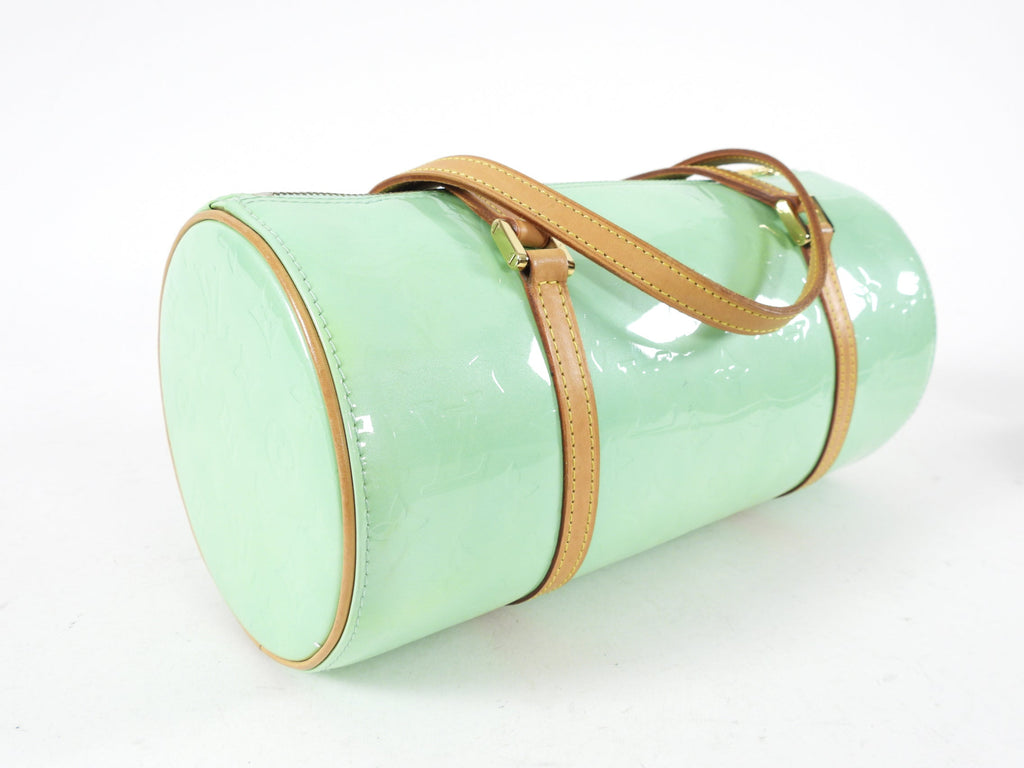 Louis Vuitton Mint Green Vernis Bedford 30 Barrel Bag