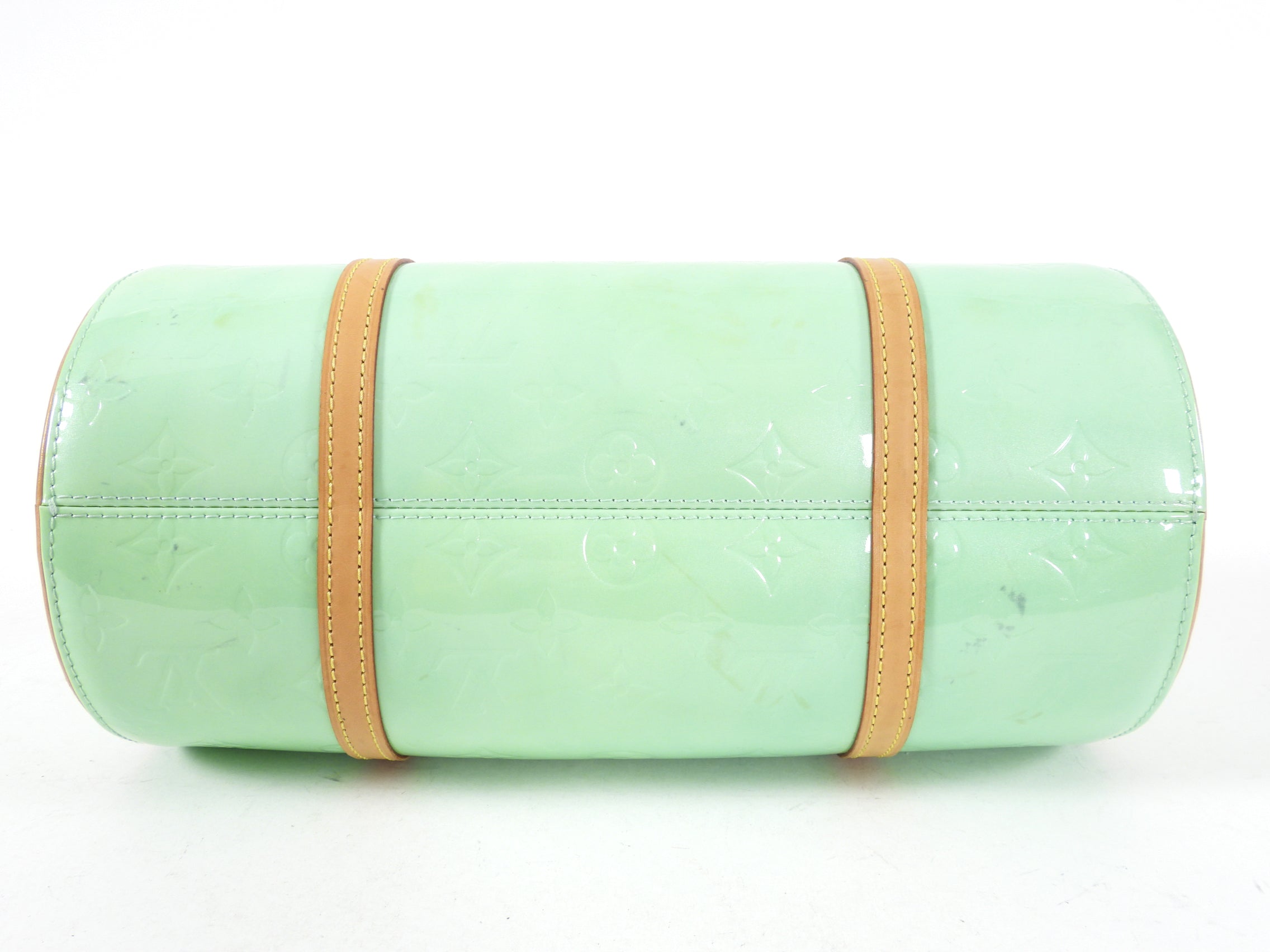 Louis Vuitton Mint Green Vernis Bedford 30 Barrel Bag