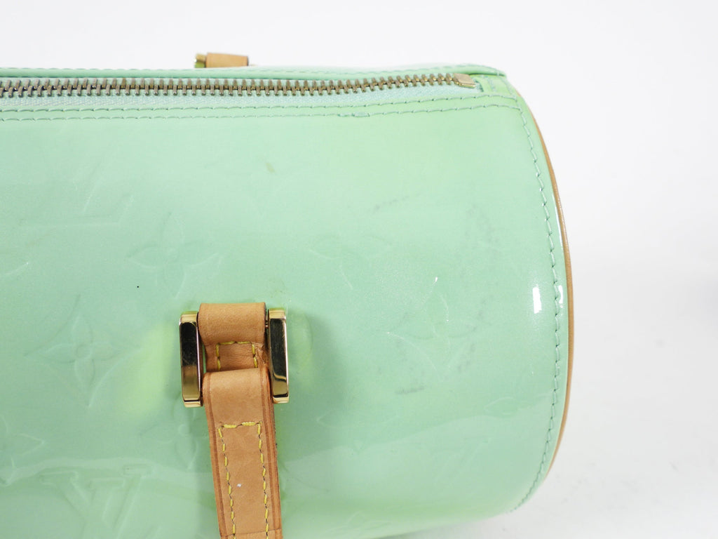 Louis Vuitton Mint Green Vernis Bedford 30 Barrel Bag