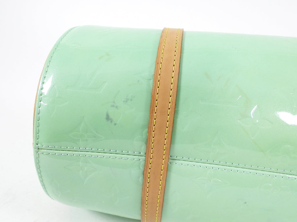 Louis Vuitton Mint Green Vernis Bedford 30 Barrel Bag