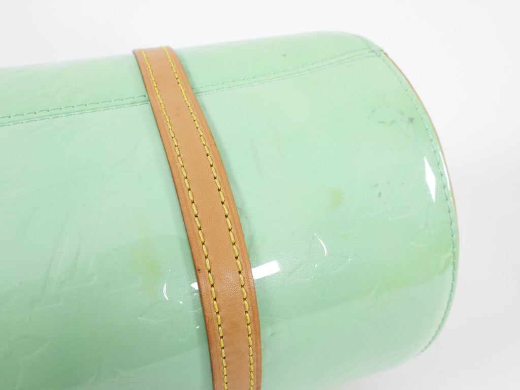 Louis Vuitton Mint Green Vernis Bedford 30 Barrel Bag