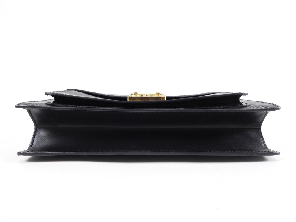 Louis Vuitton Vintage Black Epi Monceau Book Bag