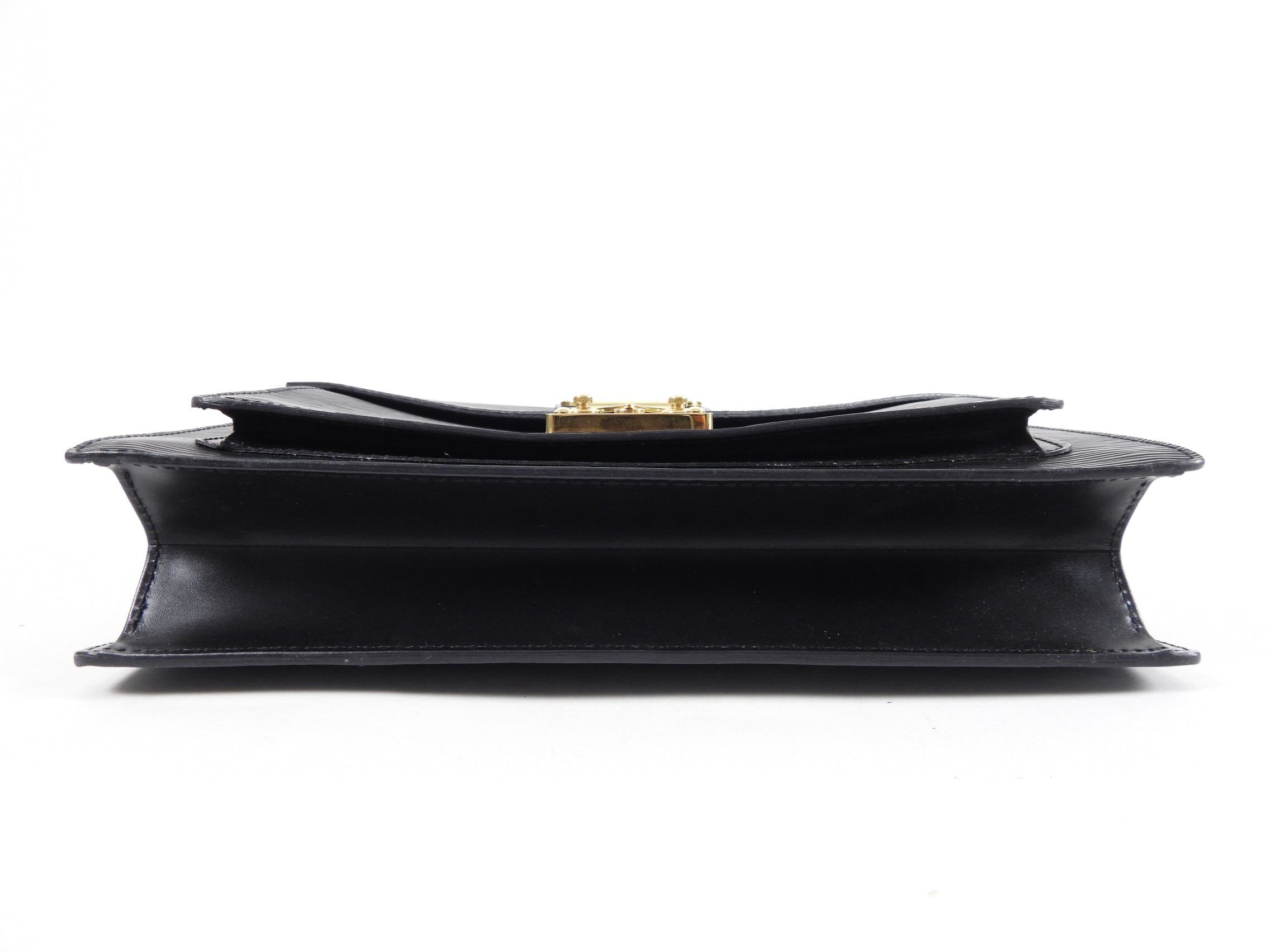 Louis Vuitton Vintage Black Epi Monceau Book Bag