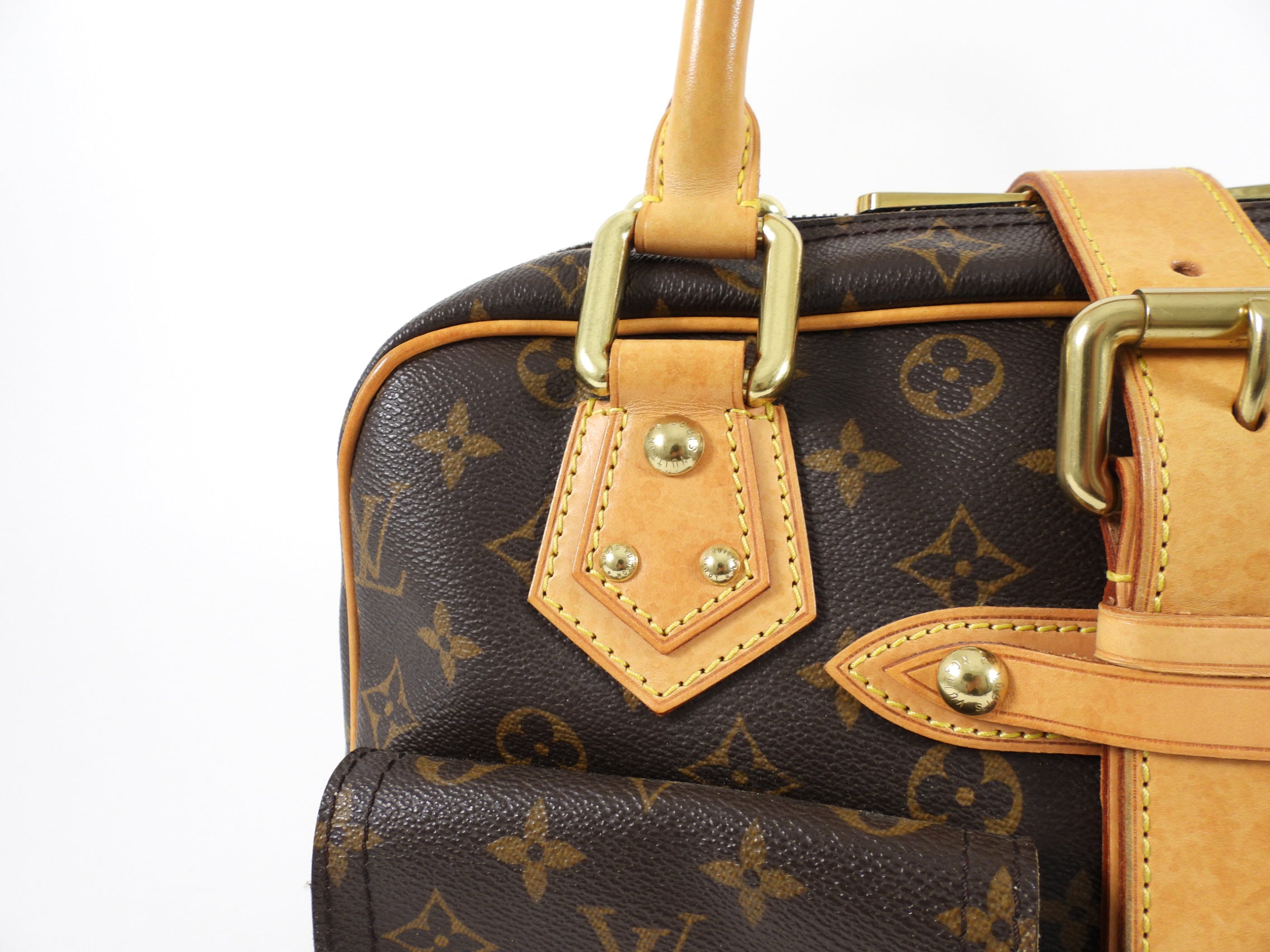 Louis Vuitton Manhattan GM Monogram Coated Canvas Handbag